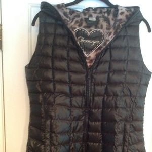 Obermeyer hooded down vest